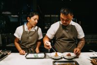 Head Chef Austin Milana and Sous Chef Airin Eddy/Photo: dok.Lulu Bistrot in Canggu