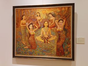 Tiga Perupa Soko Guru Pamerkan Tutur Ayu di Santrian Gallery